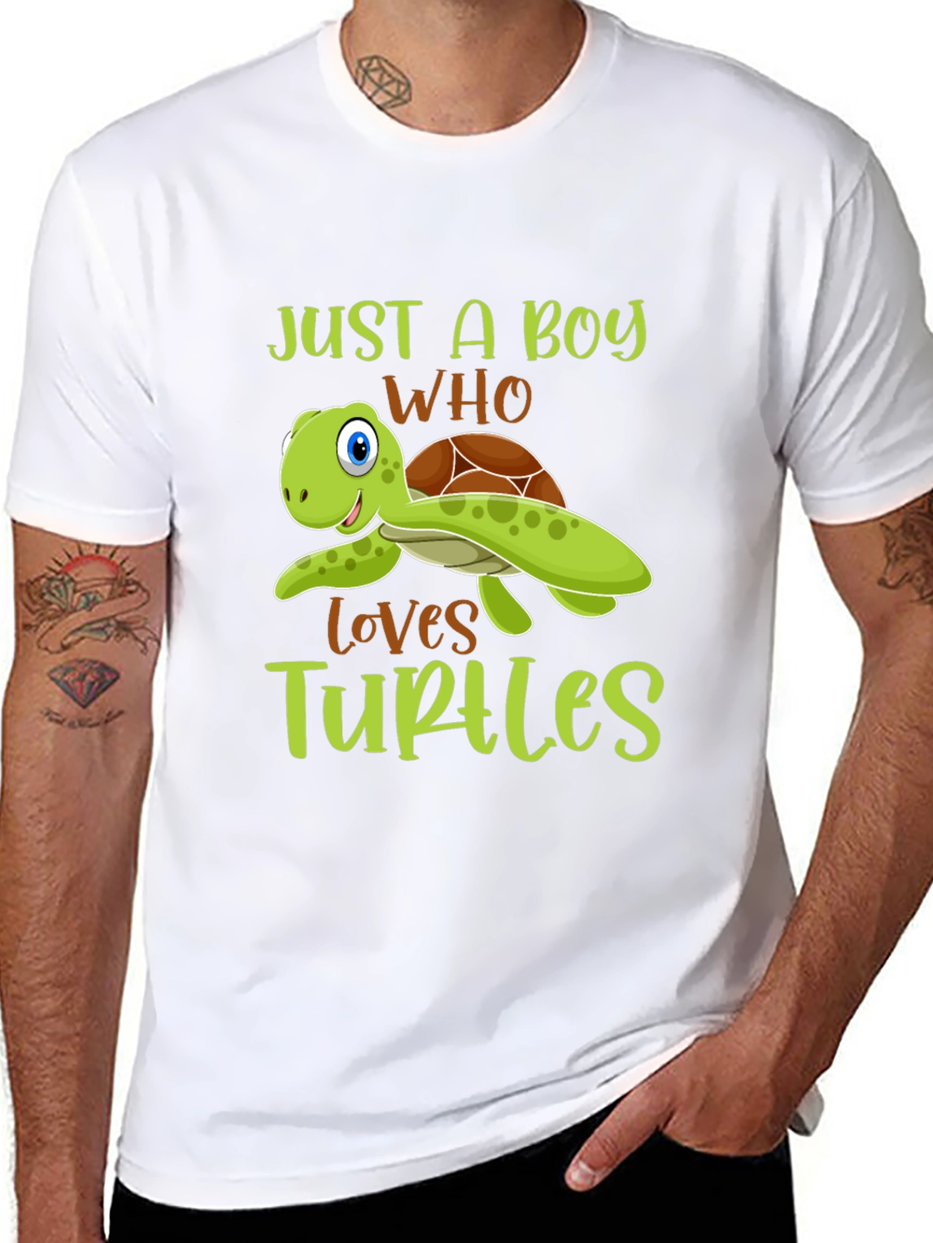 Just A Boy Who Loves Turtles T-Shirt