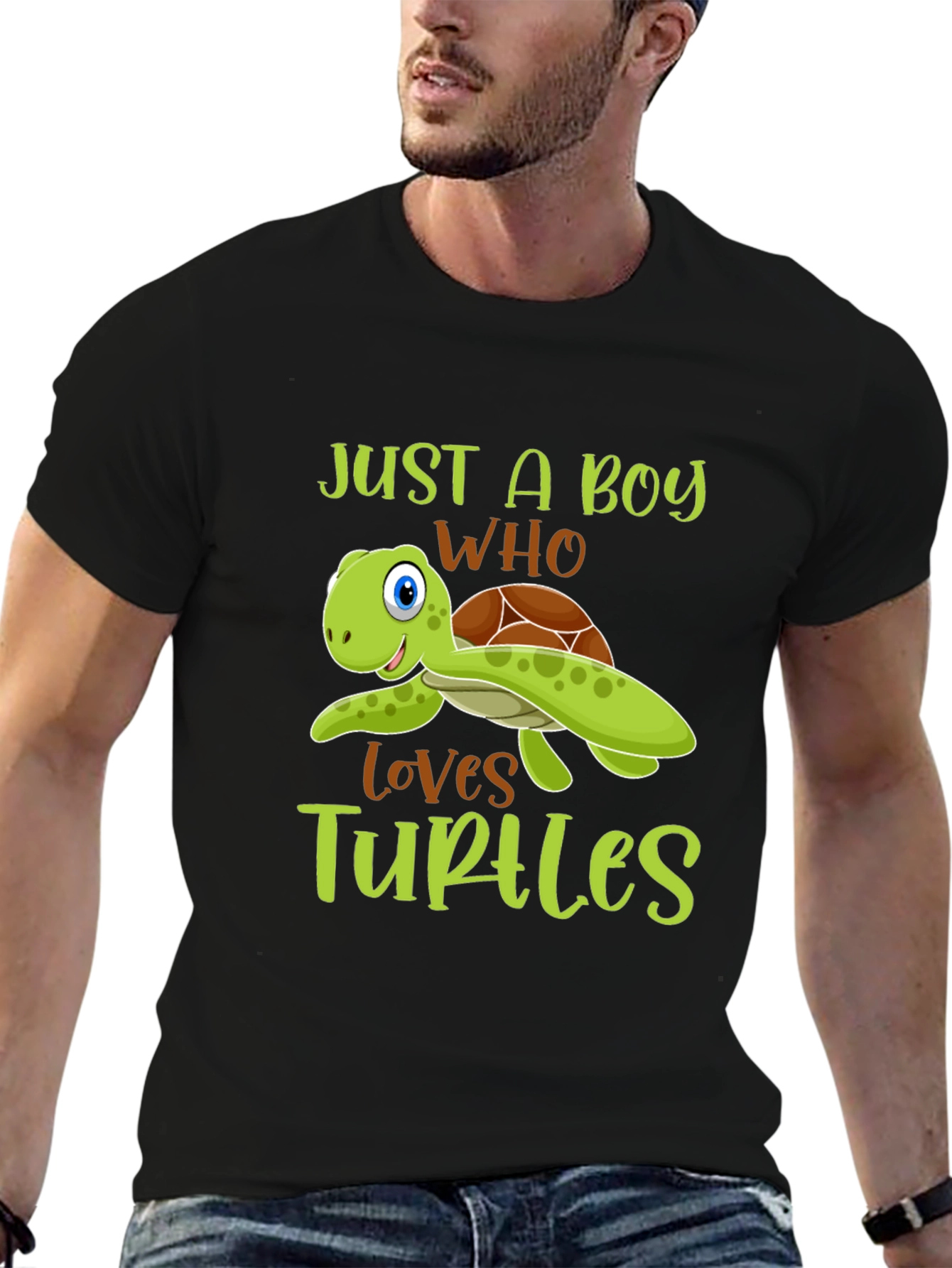 Just A Boy Who Loves Turtles T-Shirt