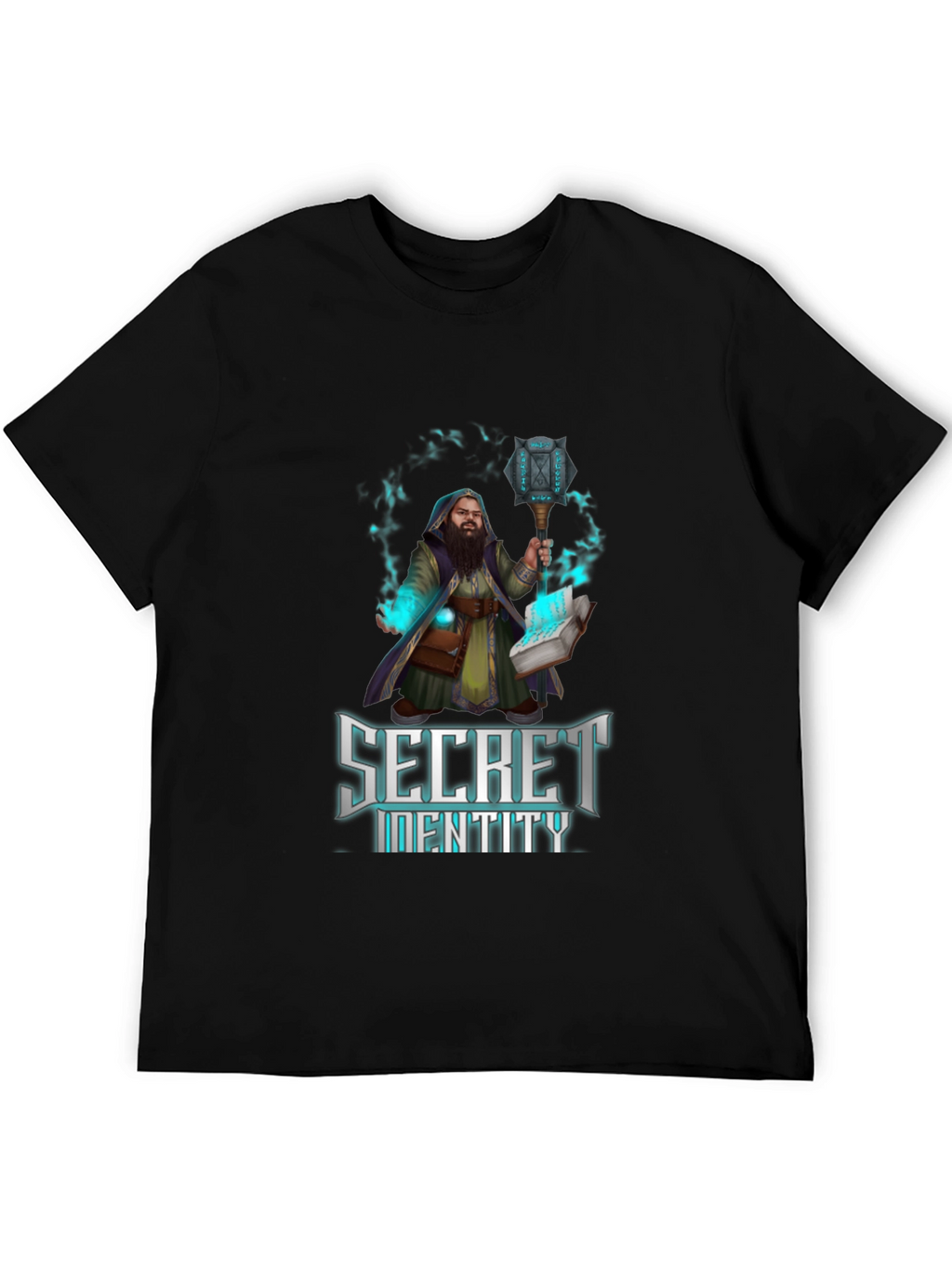 Secret Identity Graphic T-Shirt - Wizard Design