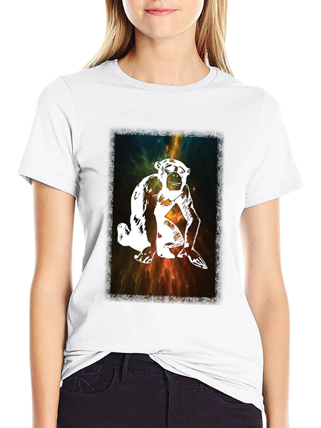 Monkey Galaxy T-Shirt - Unique Graphic Tee