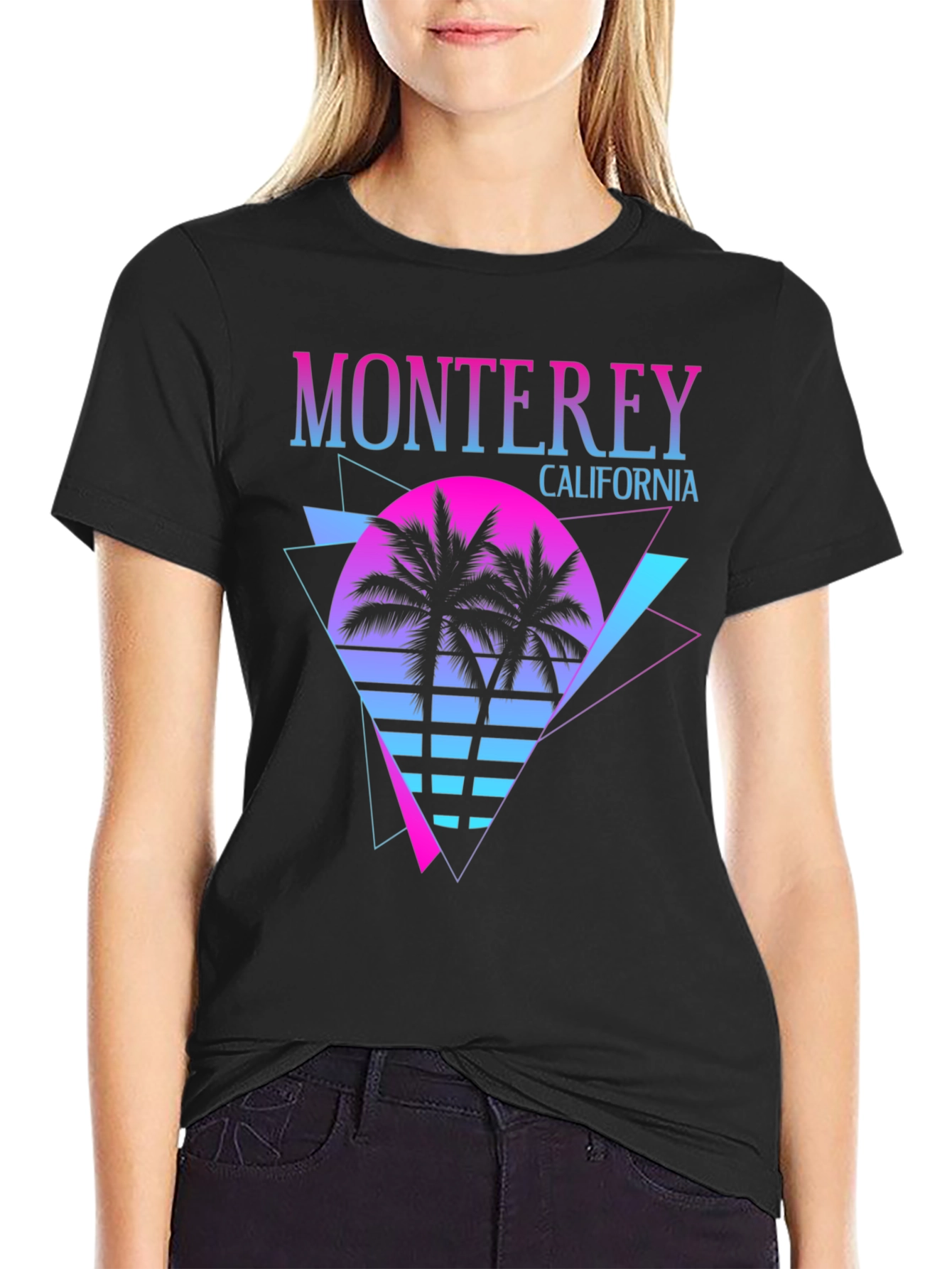 Monterey California Retro Graphic T-Shirt