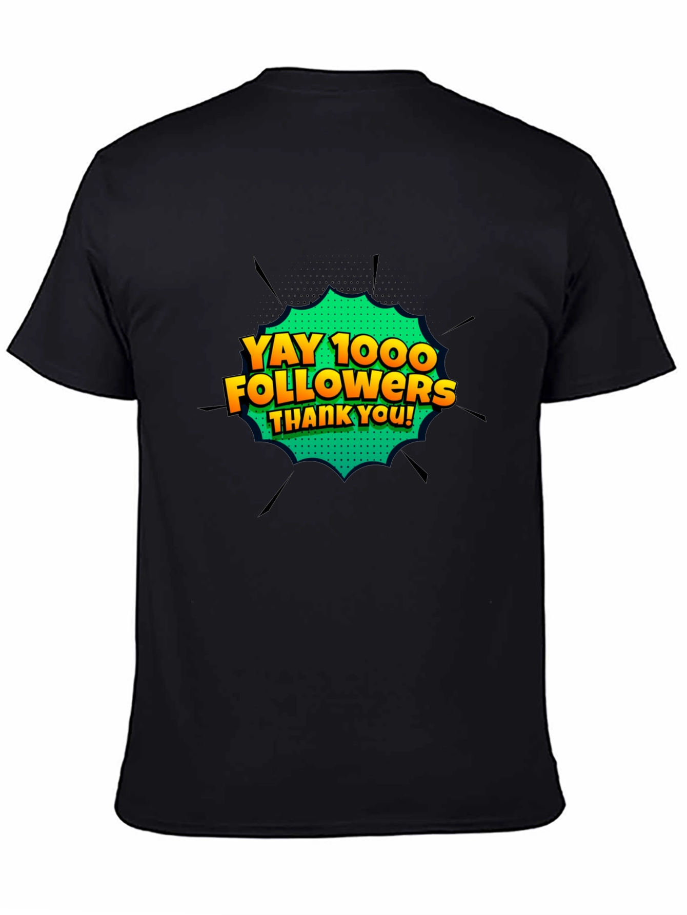 Yay 1000 Followers T-Shirt - Celebrate Milestones!