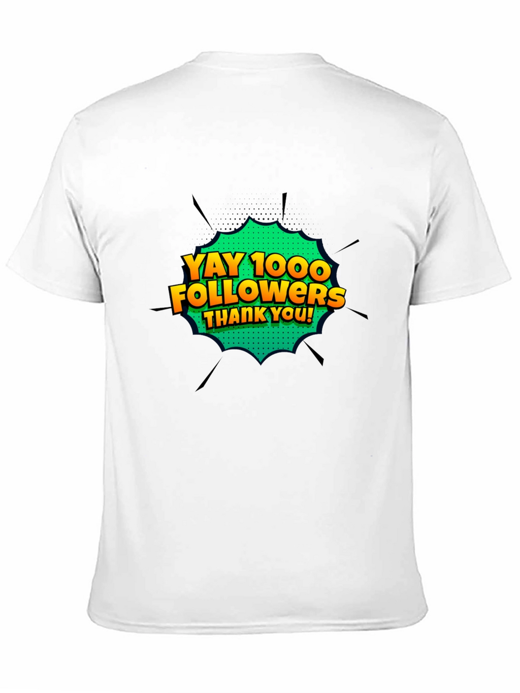 Yay 1000 Followers T-Shirt - Celebrate Milestones!
