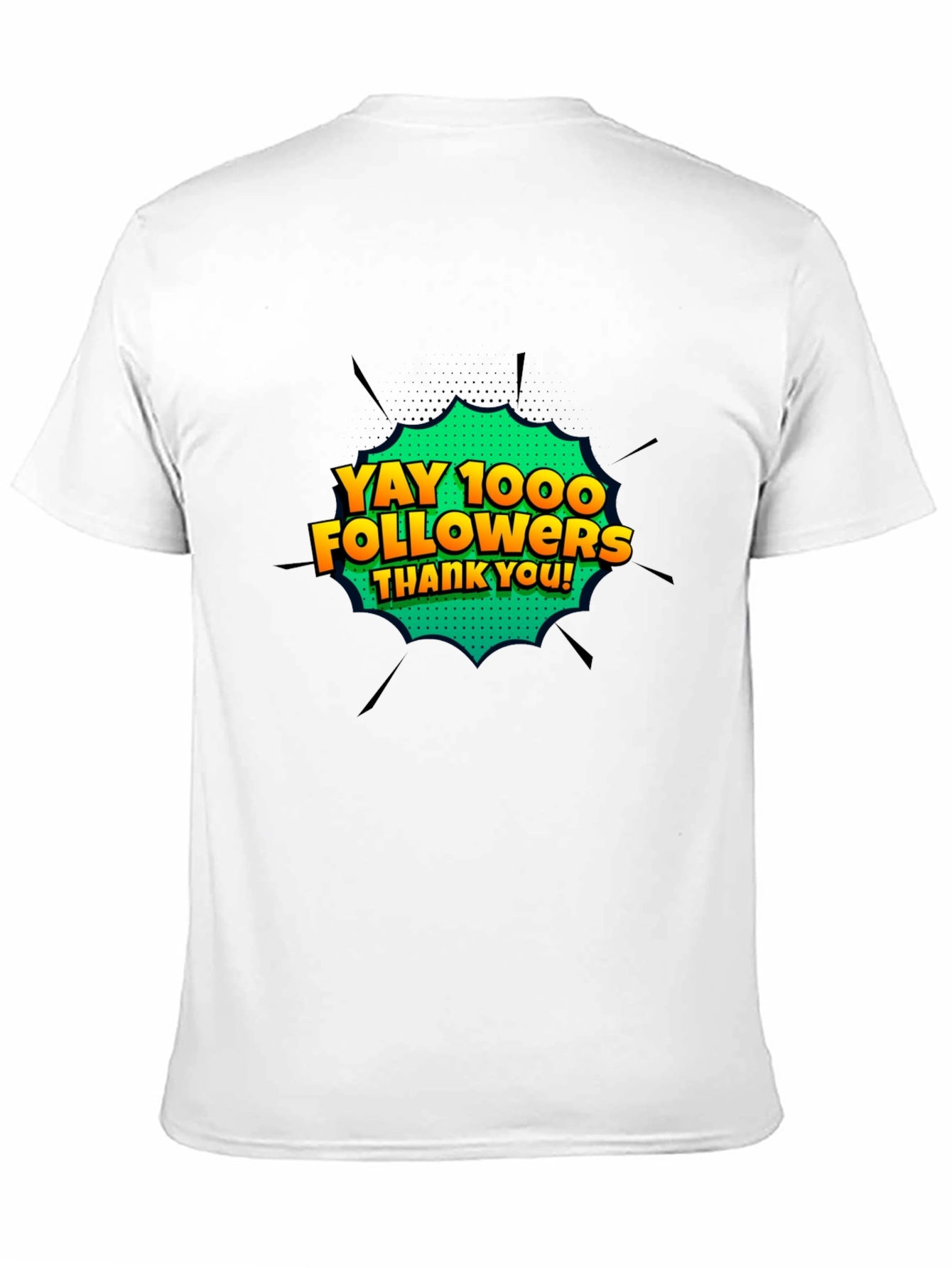 Yay 1000 Followers T-Shirt - Celebrate Milestones!