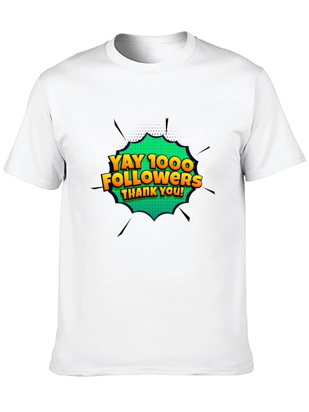Yay 1000 Followers T-Shirt - Celebrate Milestones!