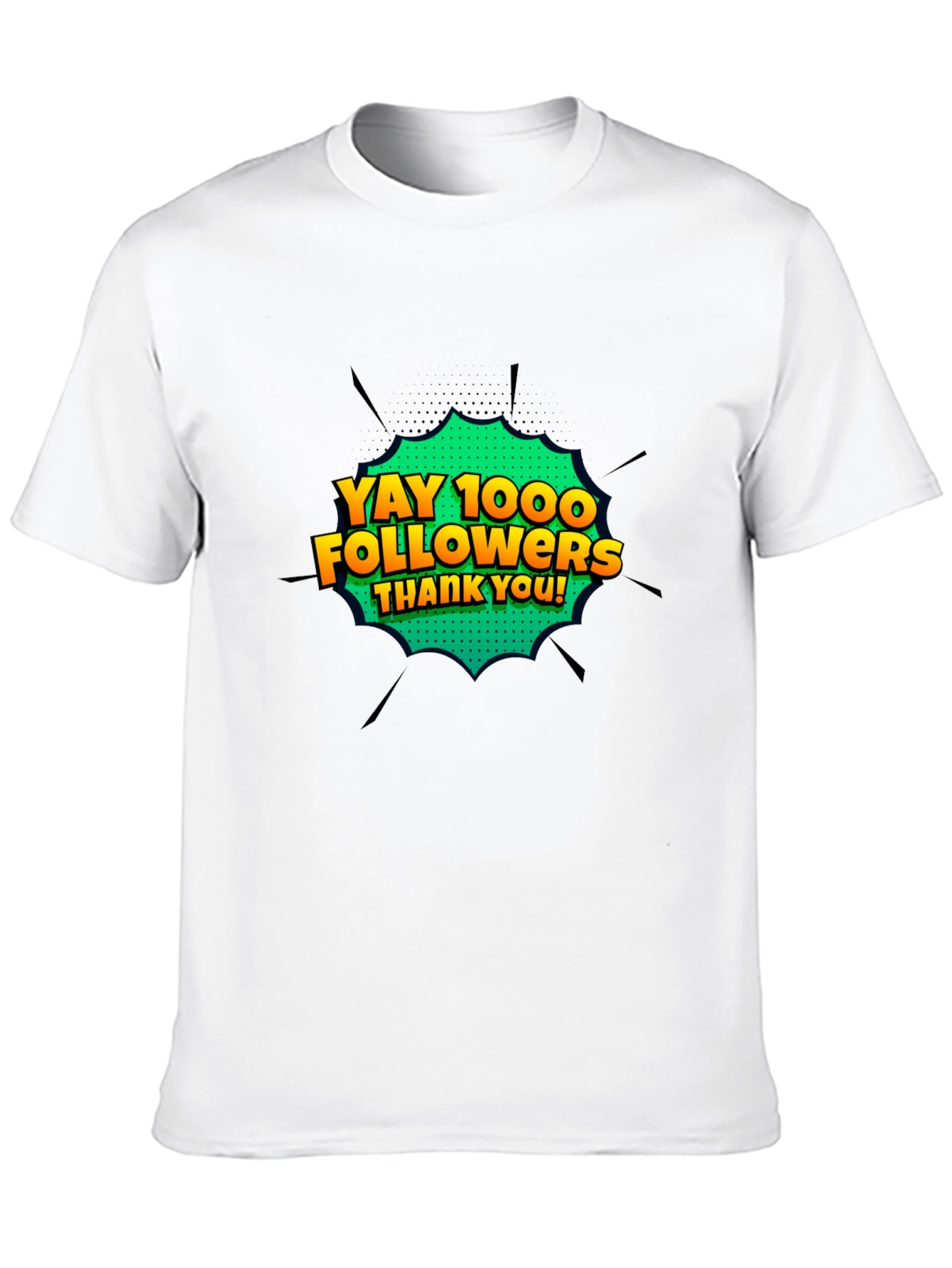 Yay 1000 Followers T-Shirt - Celebrate Milestones!