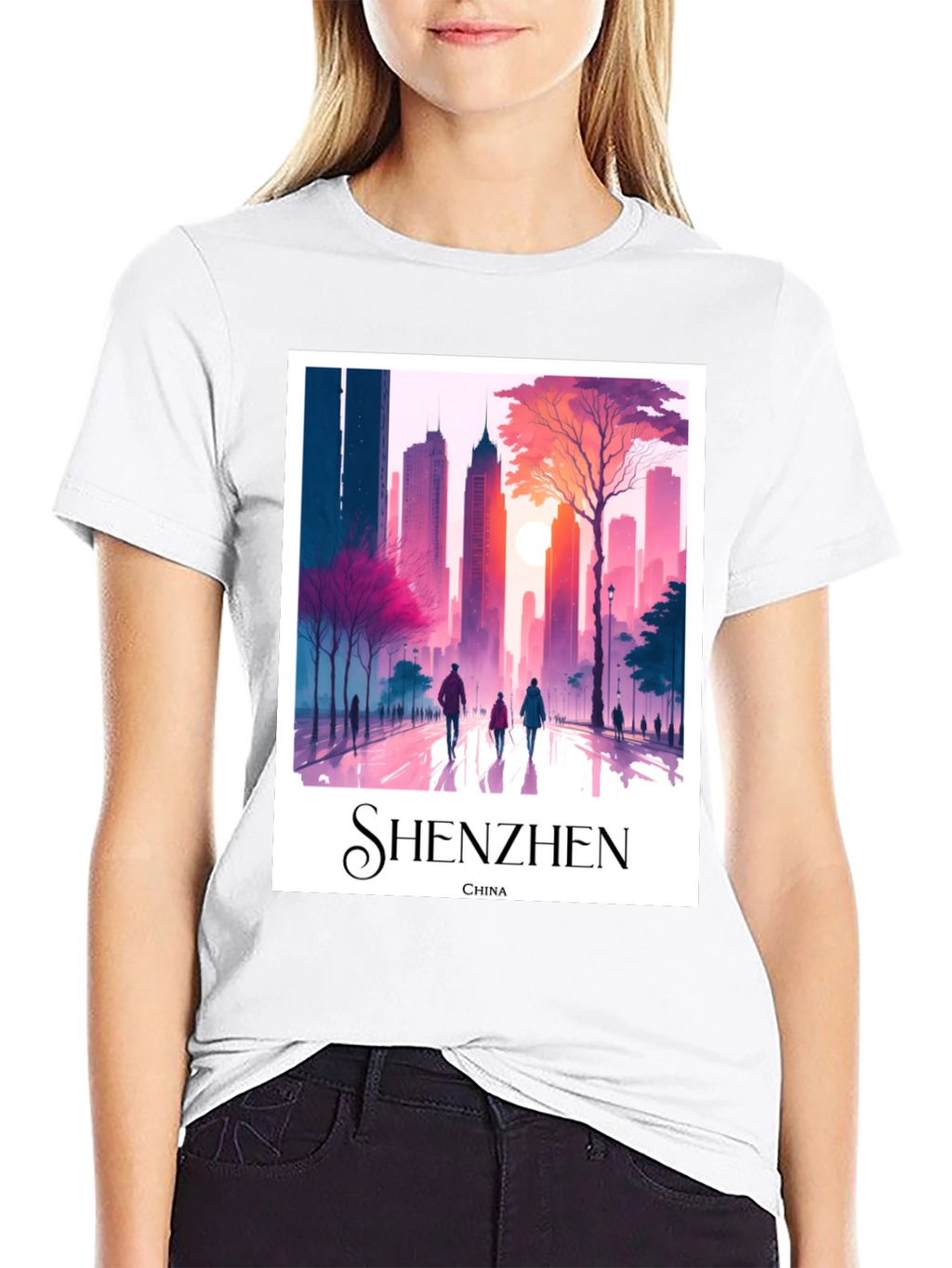 Shenzhen China T-Shirt - Cityscape Tee