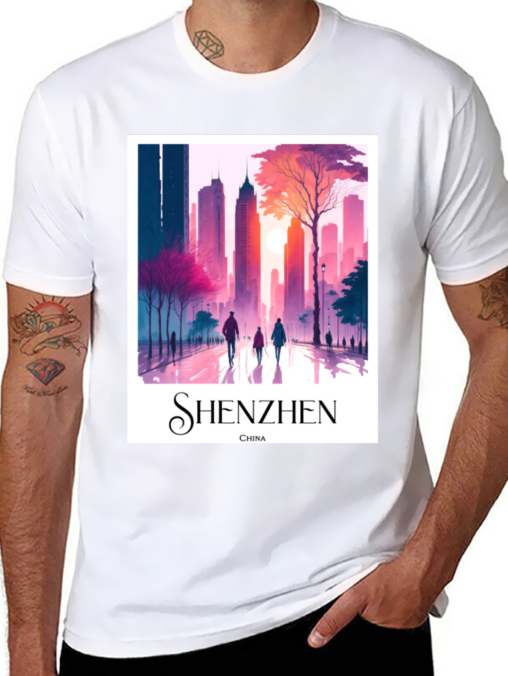 Shenzhen China T-Shirt - Cityscape Tee