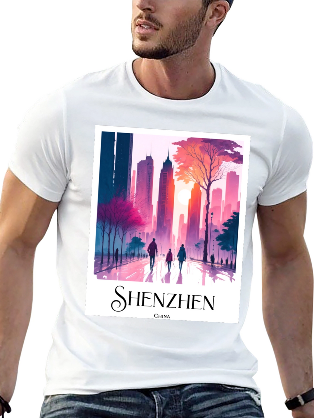Shenzhen China T-Shirt - Cityscape Tee