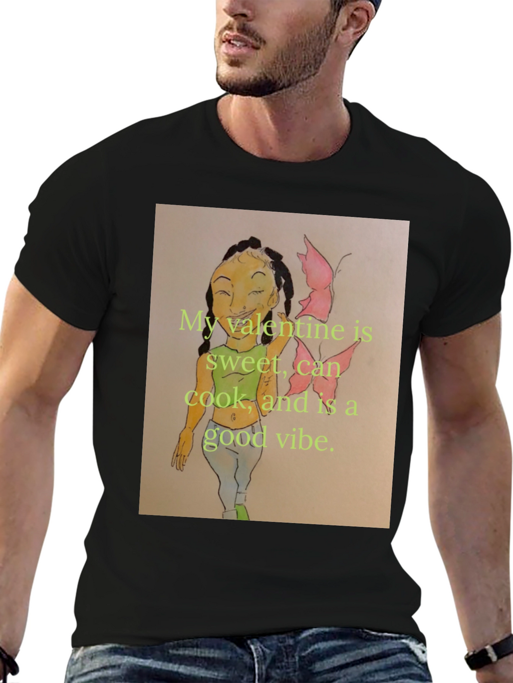 Sweet Valentine T-Shirt - Good Vibes
