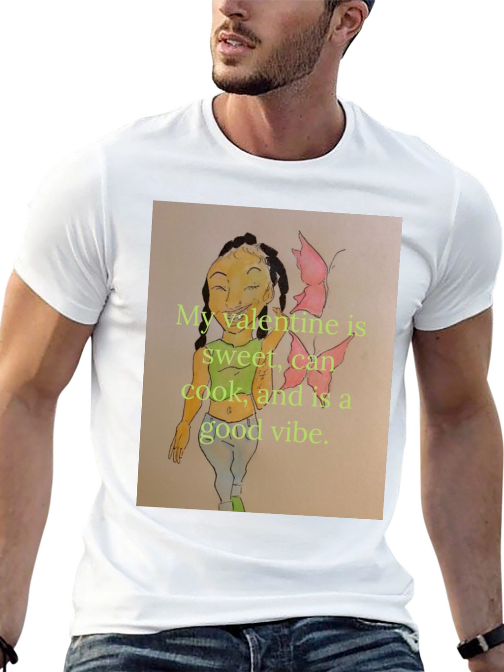 Sweet Valentine T-Shirt - Good Vibes
