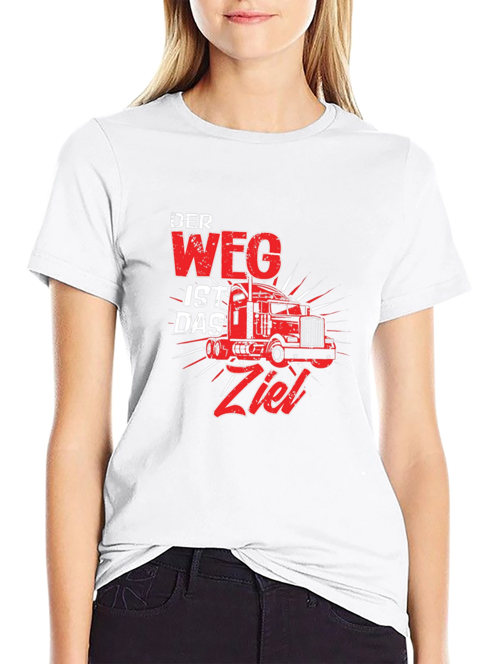 Trucker T-Shirt: The Journey is the Destination