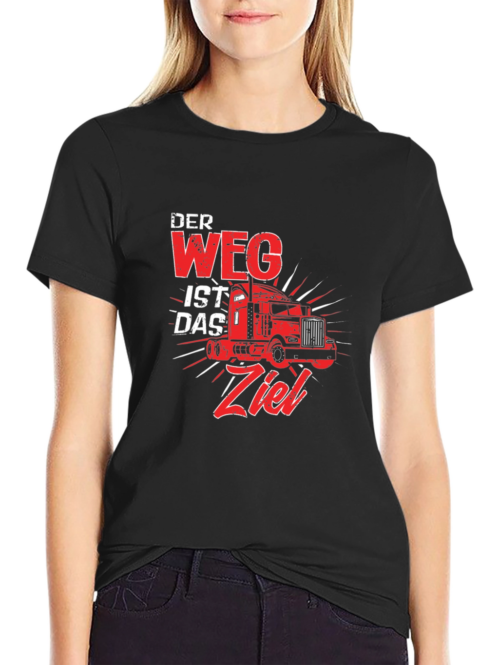 Trucker T-Shirt: The Journey is the Destination