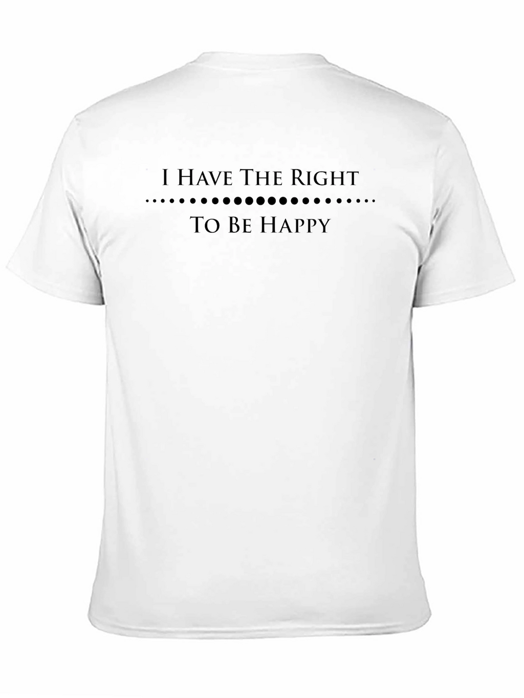 Right To Be Happy Graphic Tee - Black