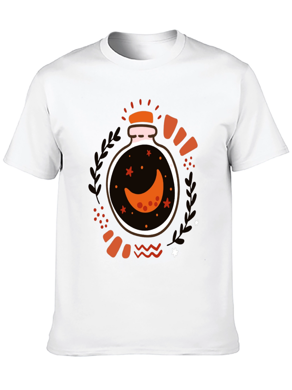 Moon Jar Graphic Tee - Stylish Mens T-Shirt
