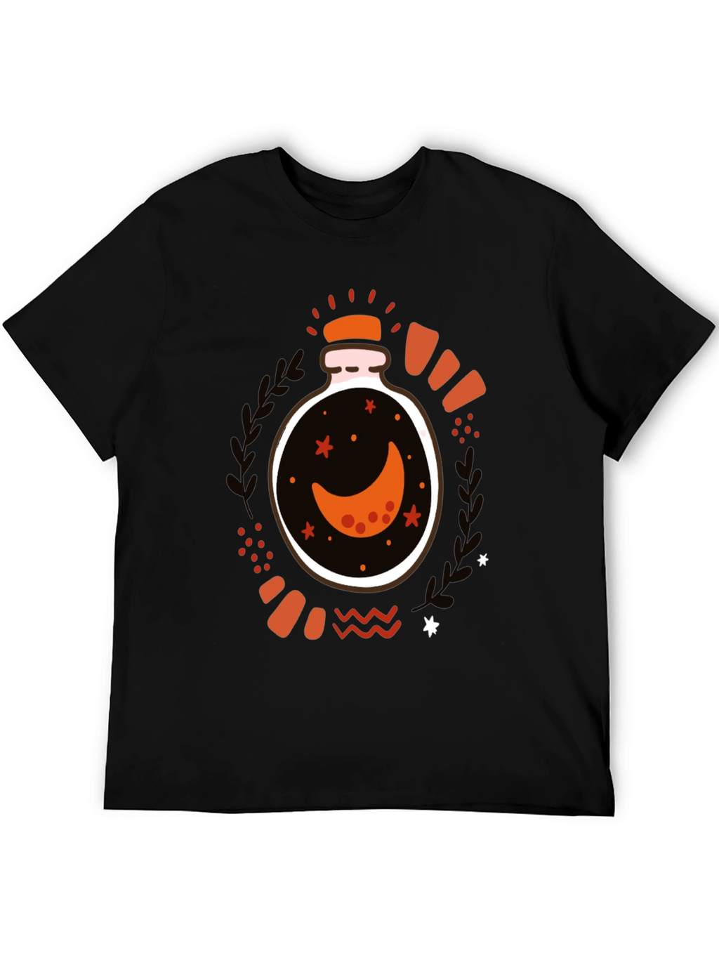 Moon Jar Graphic Tee - Stylish Mens T-Shirt