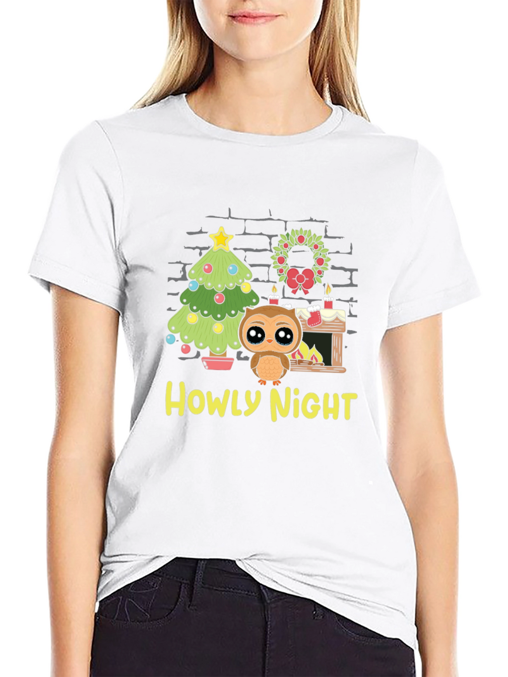 Howly Night Owl Christmas T-Shirt