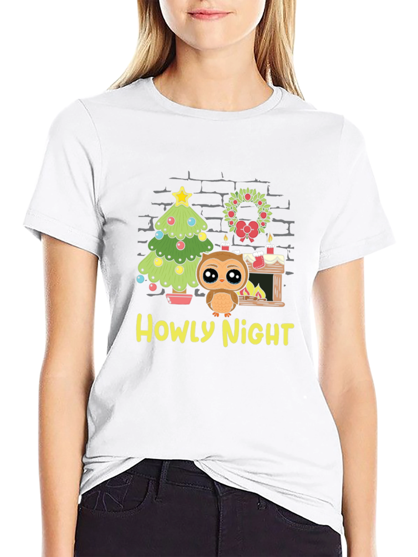 Howly Night Owl Christmas T-Shirt