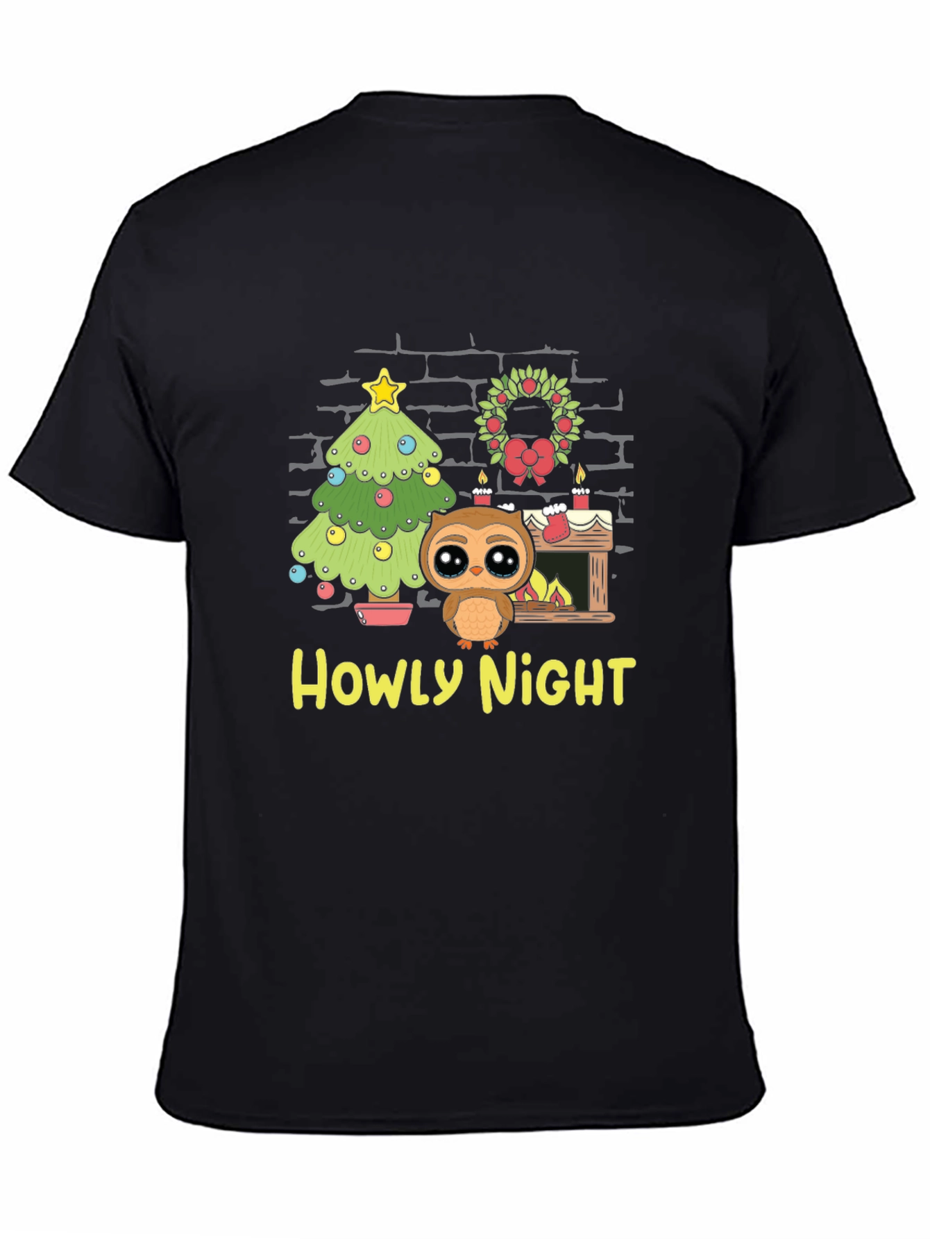 Howly Night Owl Christmas T-Shirt