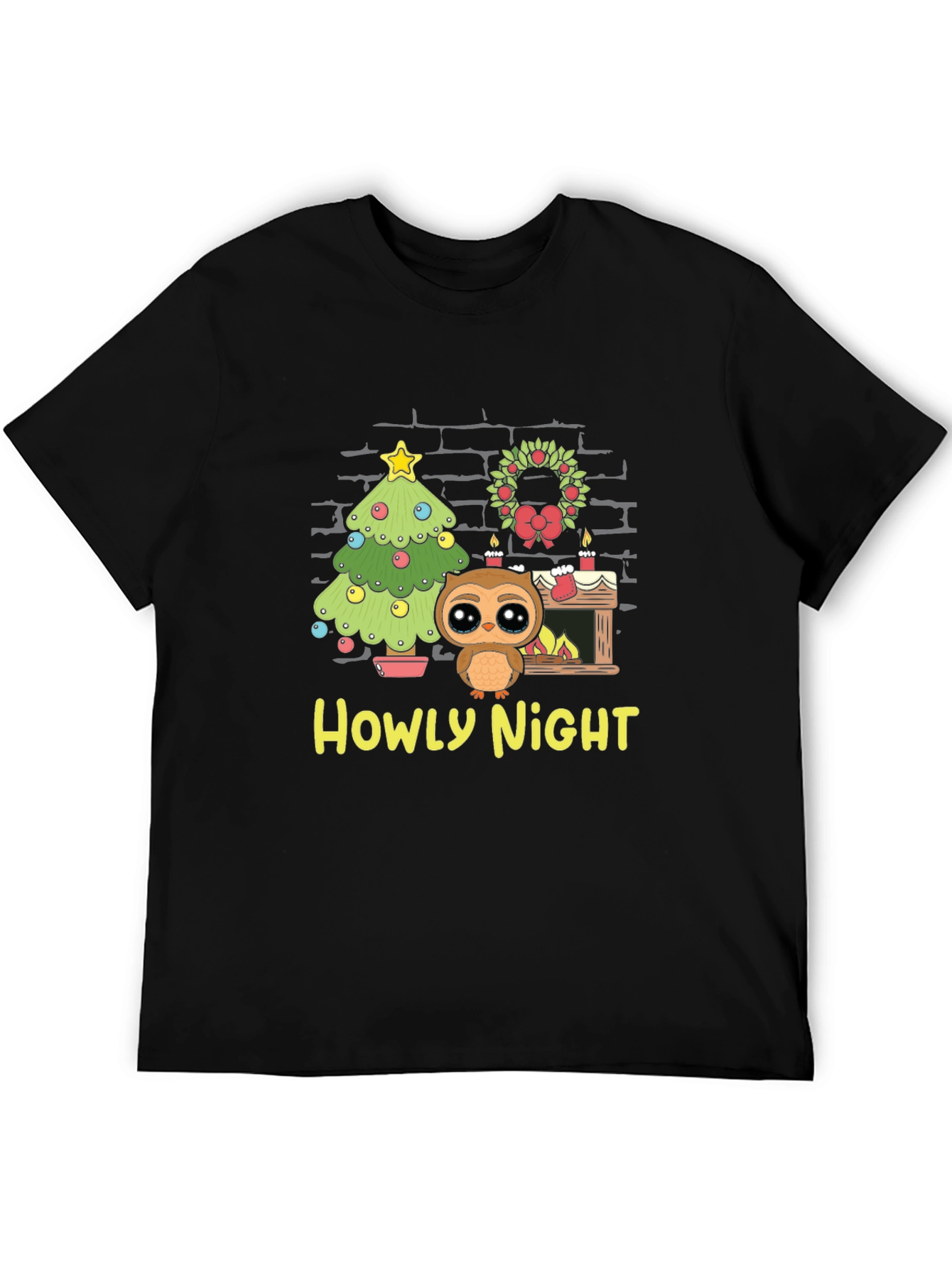 Howly Night Owl Christmas T-Shirt
