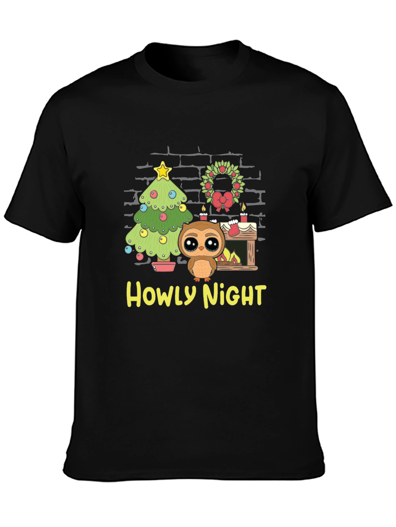 Howly Night Owl Christmas T-Shirt