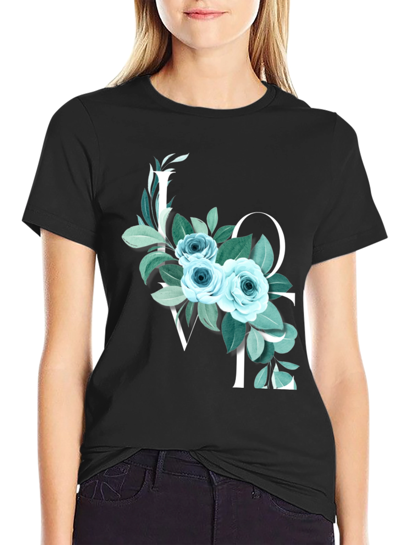 Floral Love Graphic T-Shirt