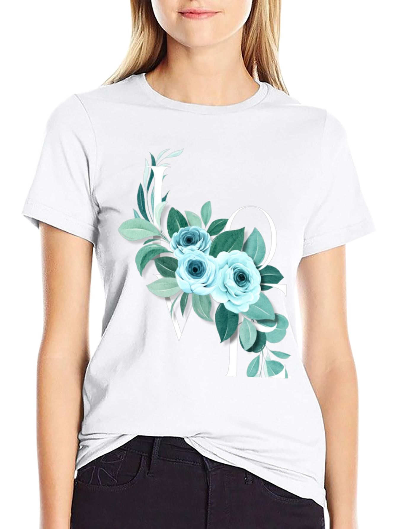 Floral Love Graphic T-Shirt