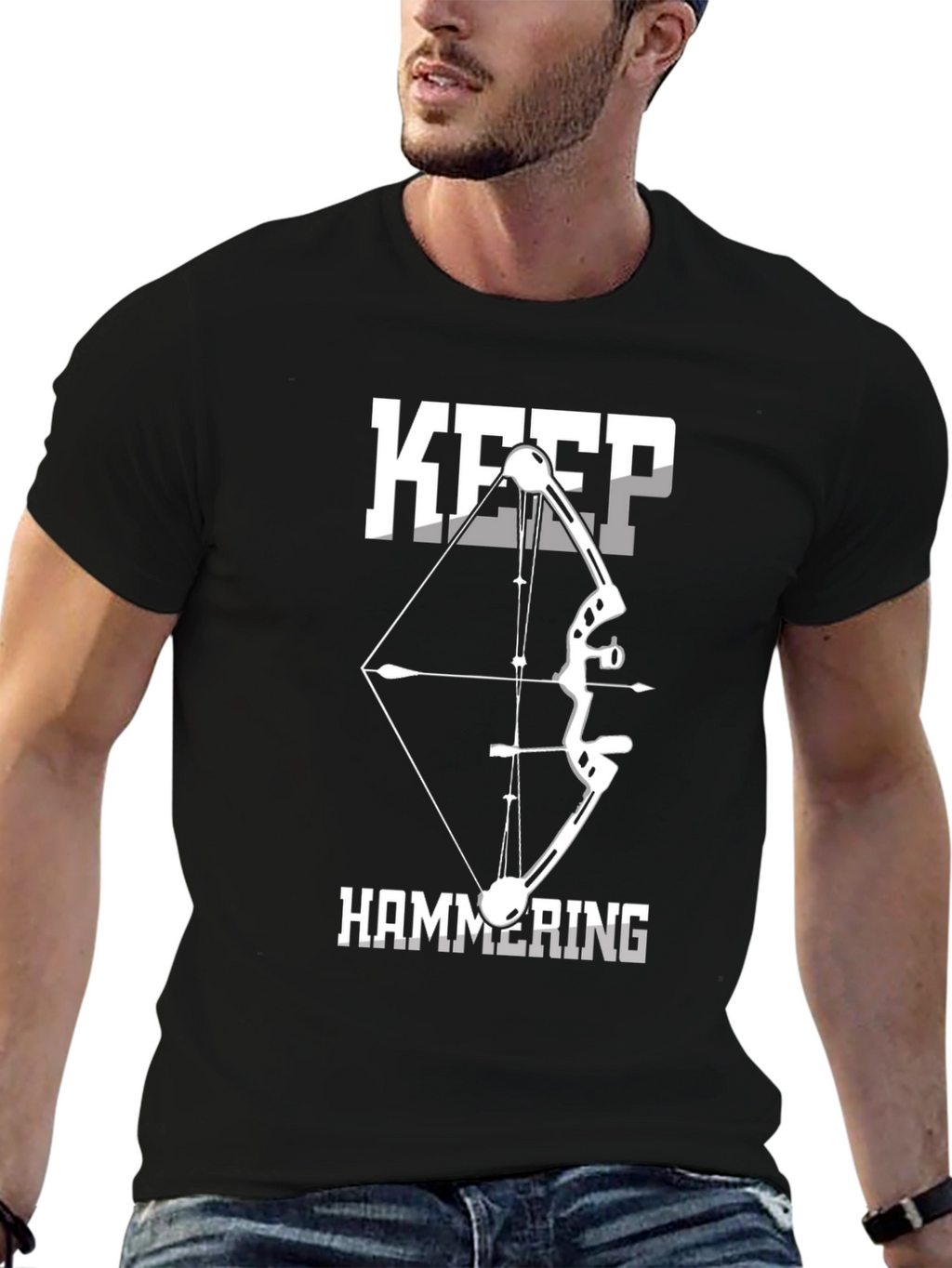 Keep Hammering Bow Hunting T-Shirt