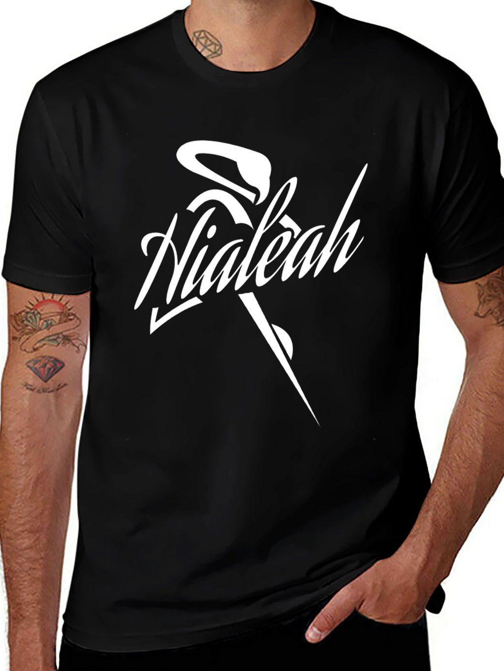 Hialeah Black T-Shirt | Unique Design
