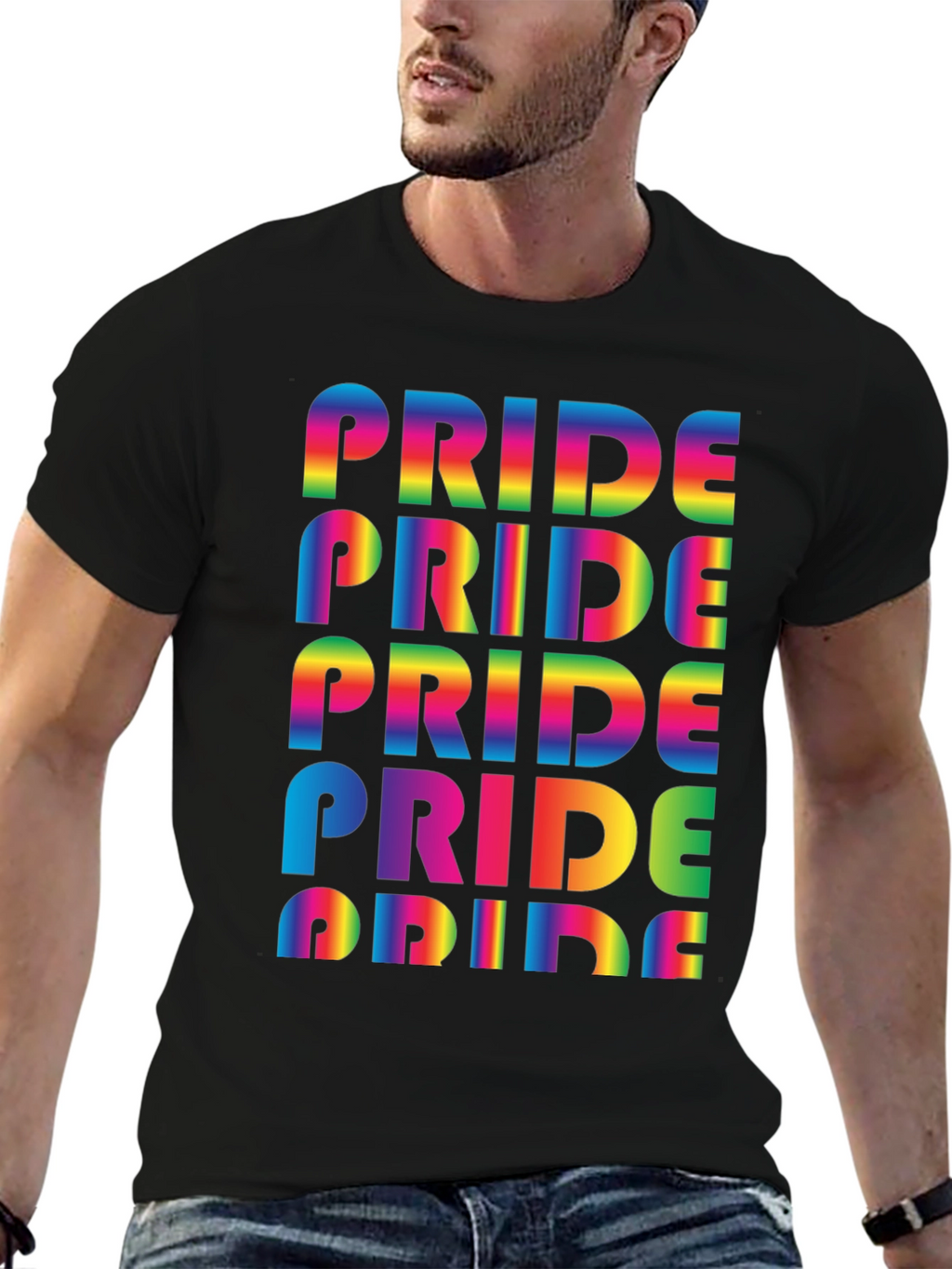 Pride Rainbow Graphic Tee