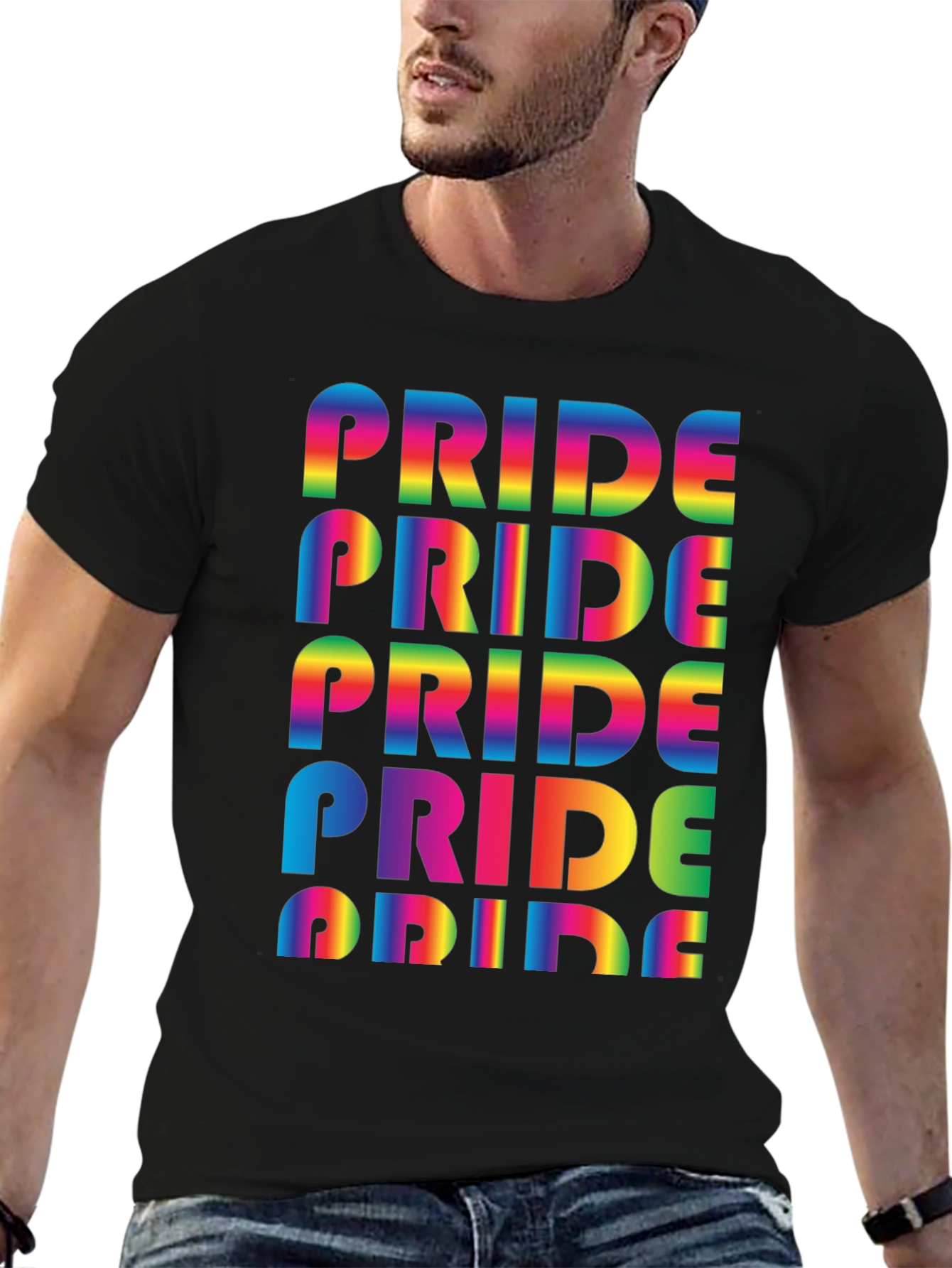 Pride Rainbow Graphic Tee