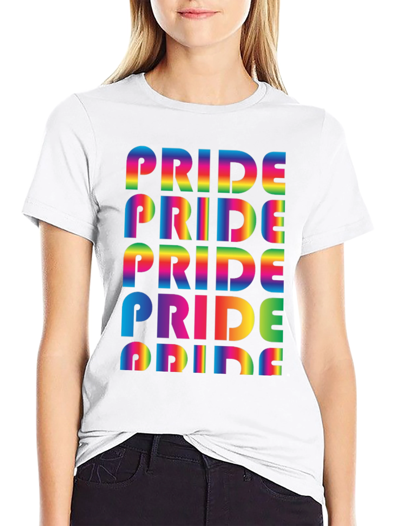 Pride Rainbow Graphic Tee