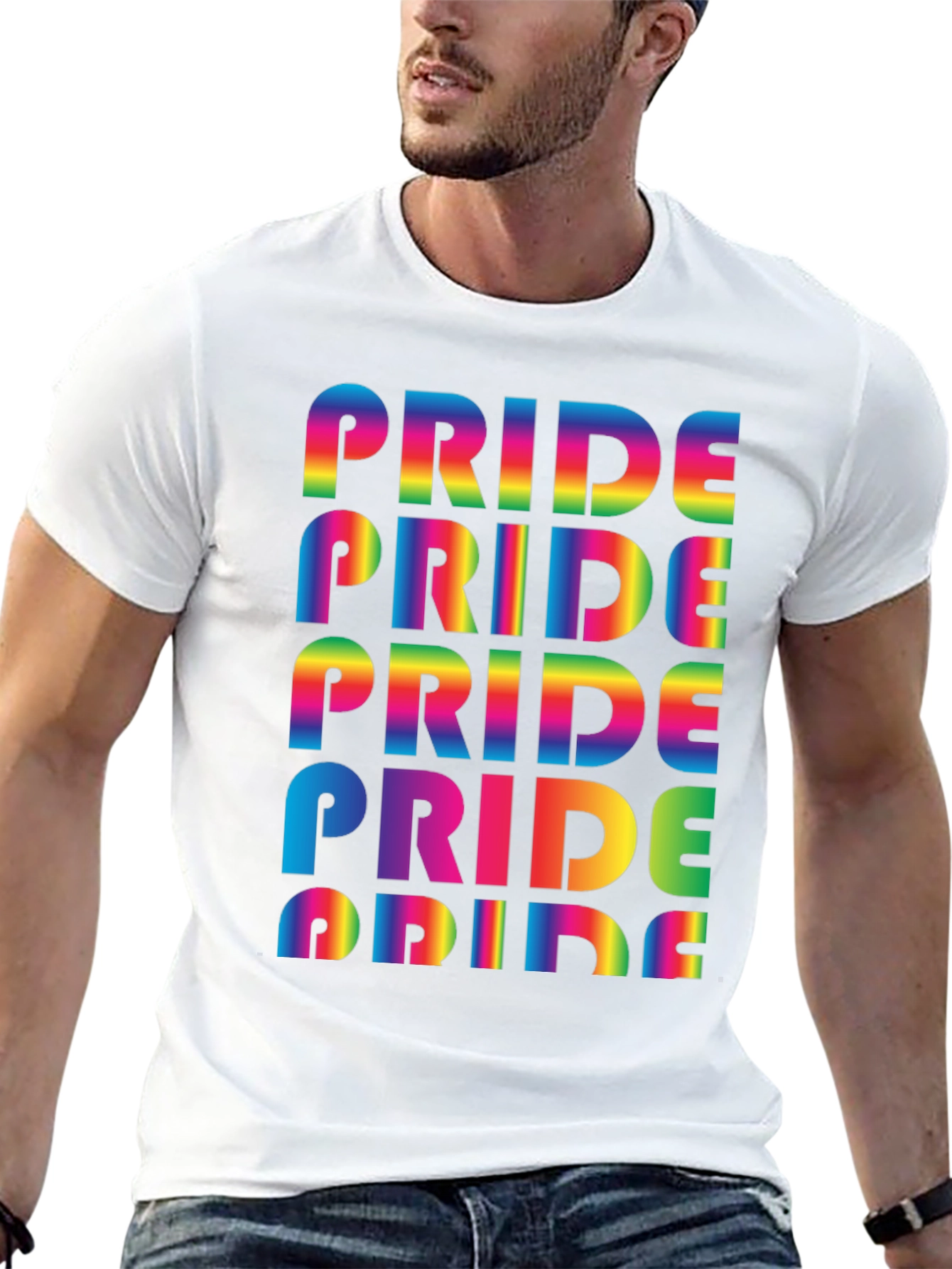Pride Rainbow Graphic Tee