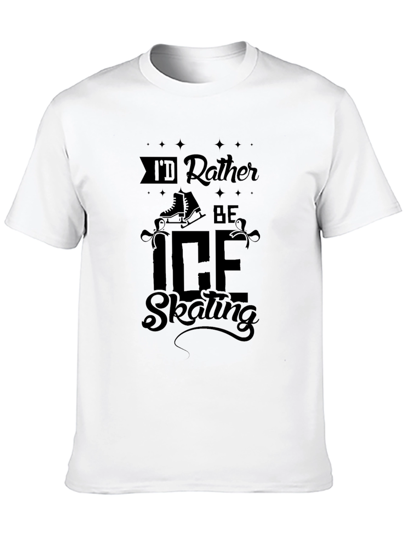 Id Rather Be Ice Skating T-Shirt
