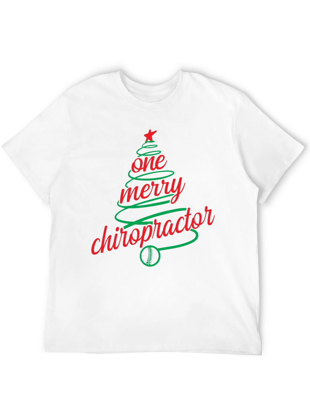 Festive Chiropractor Christmas T-Shirt