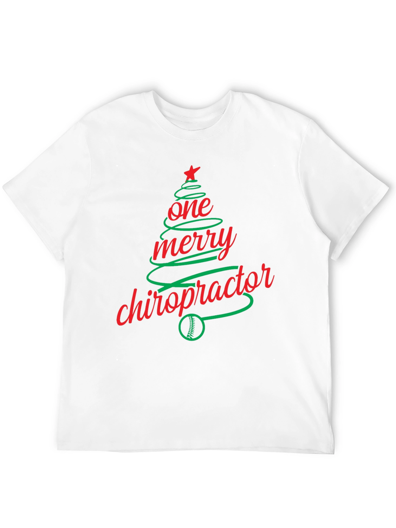 Festive Chiropractor Christmas T-Shirt