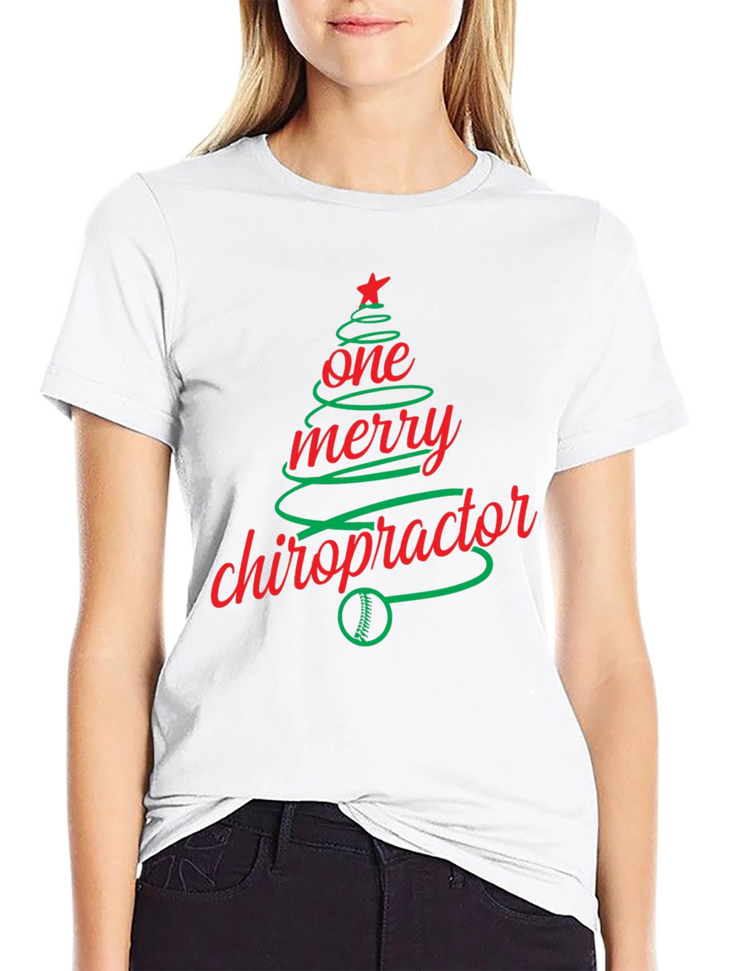 Festive Chiropractor Christmas T-Shirt