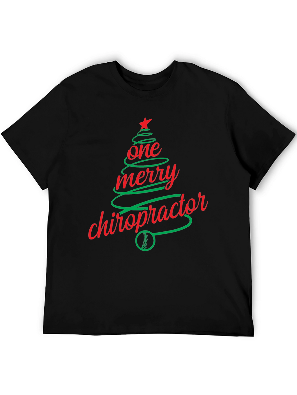 Festive Chiropractor Christmas T-Shirt