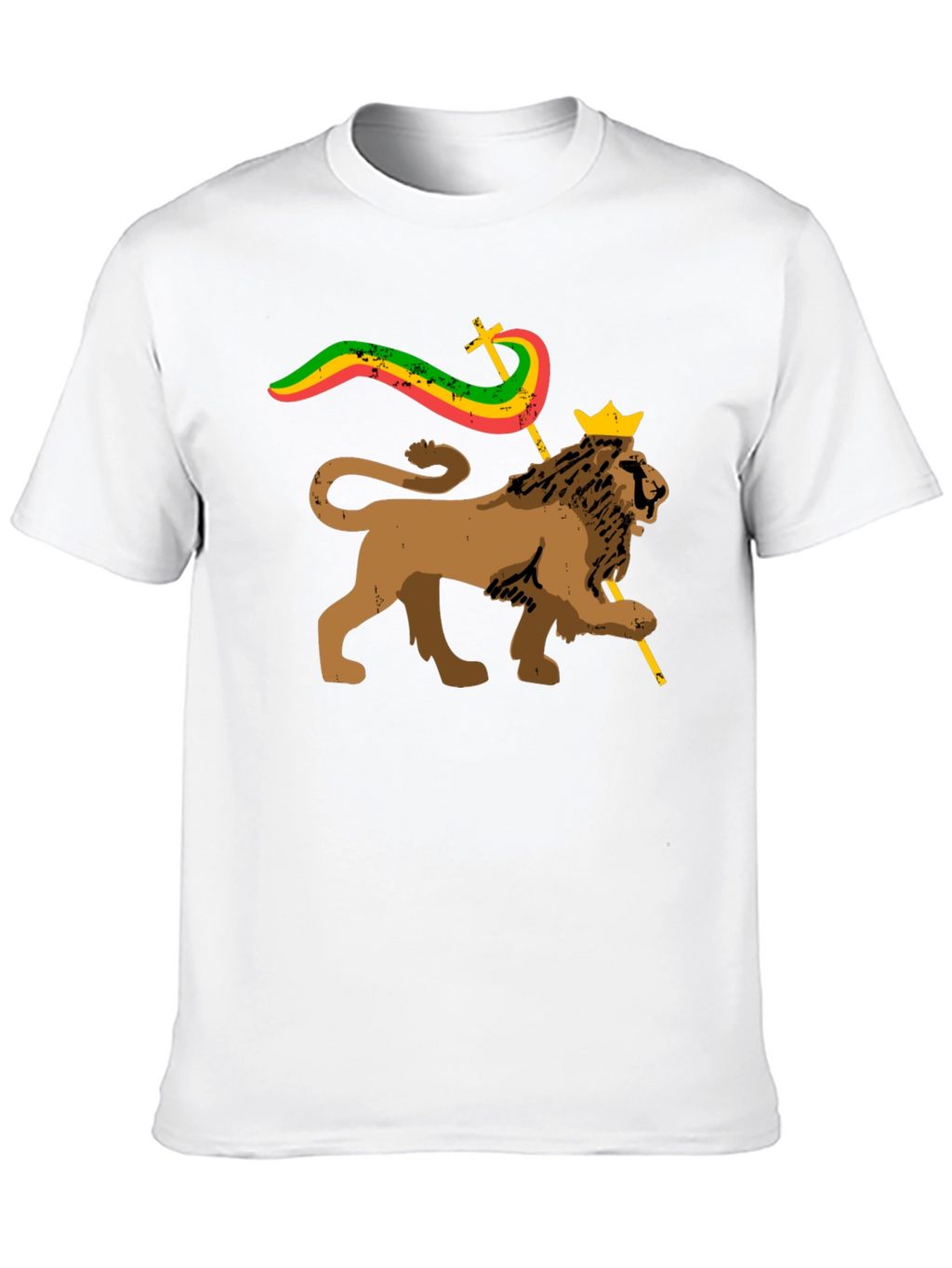 Rasta Lion T-Shirt - Reggae Culture