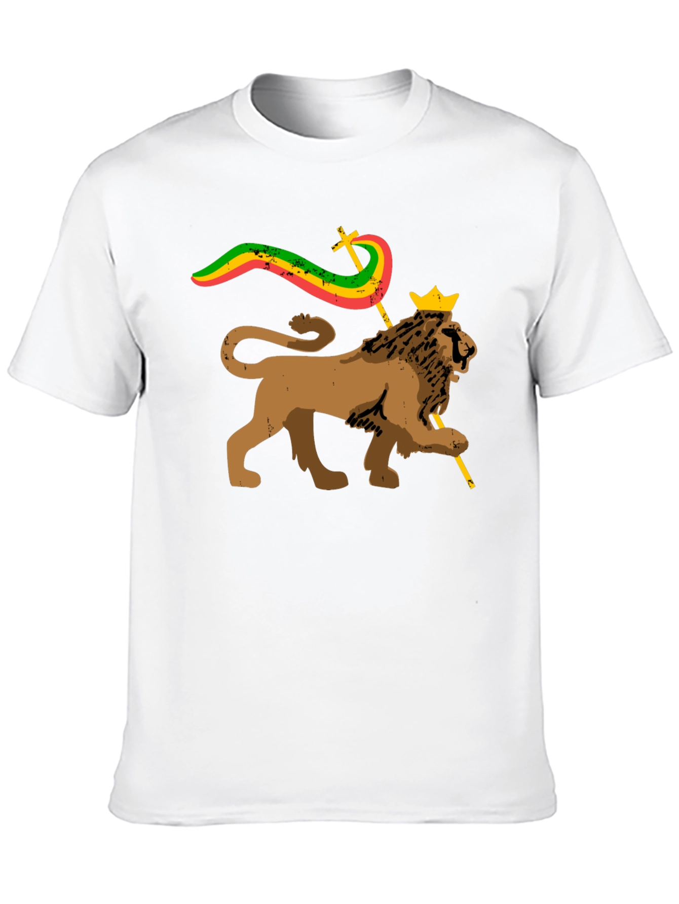 Rasta Lion T-Shirt - Reggae Culture