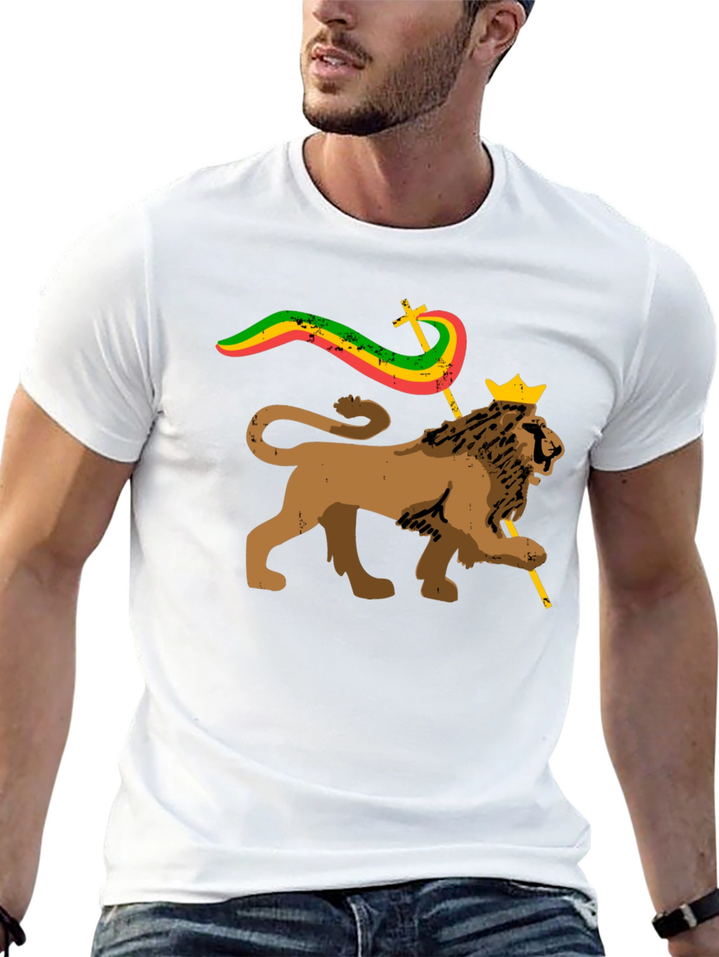 Rasta Lion T-Shirt - Reggae Culture