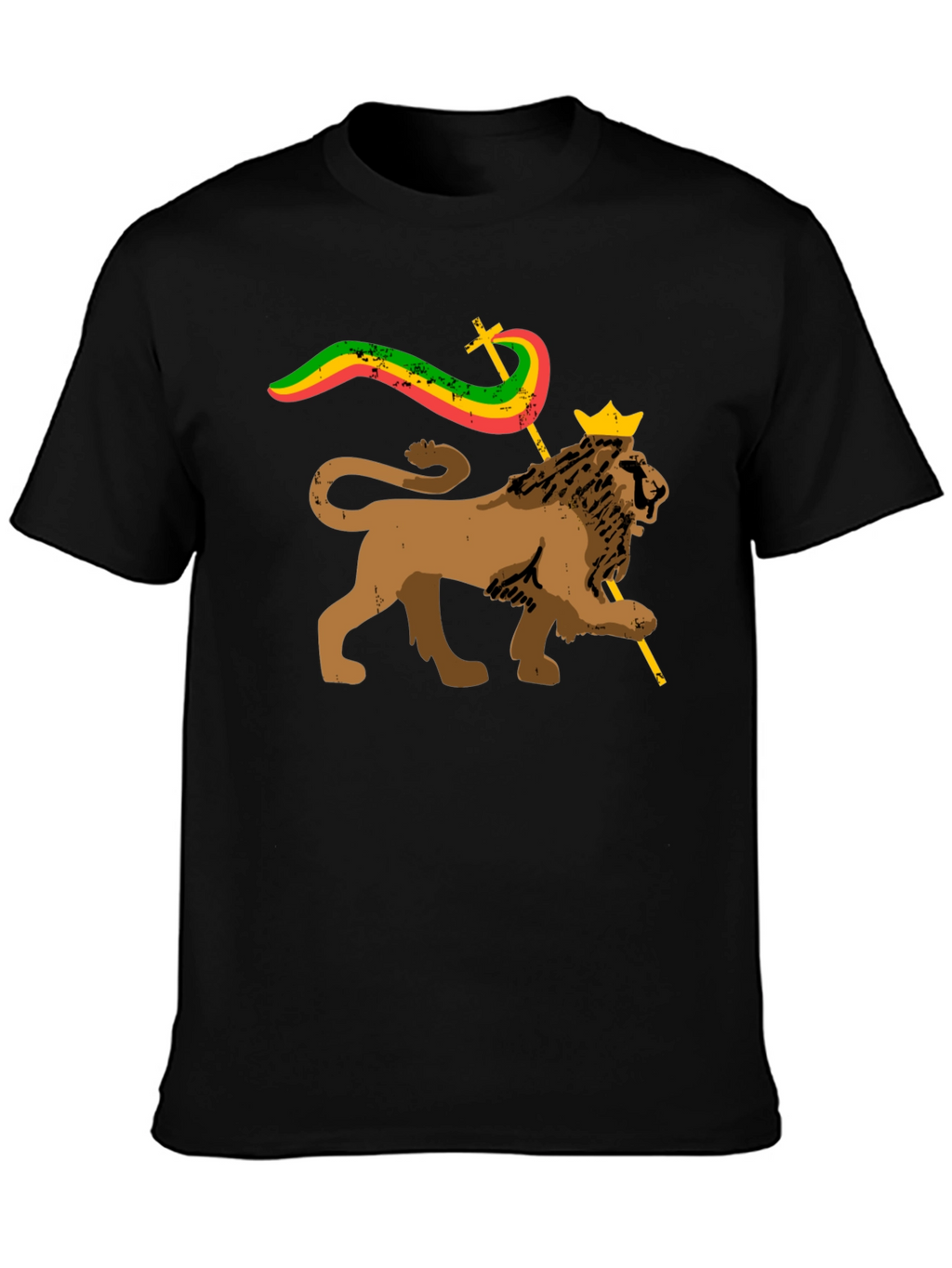 Rasta Lion T-Shirt - Reggae Culture