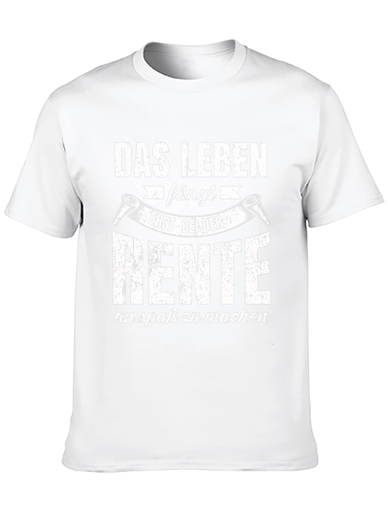 Das Leben Fängt Erst Bei Der Rente T-Shirt