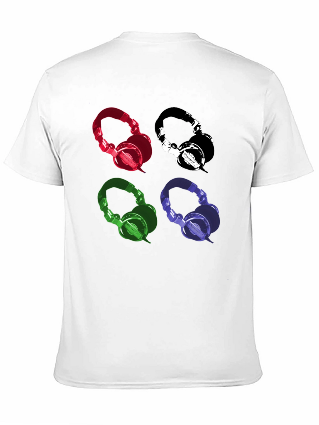 Retro Headphones Graphic Tee - Music Lover T-Shirt