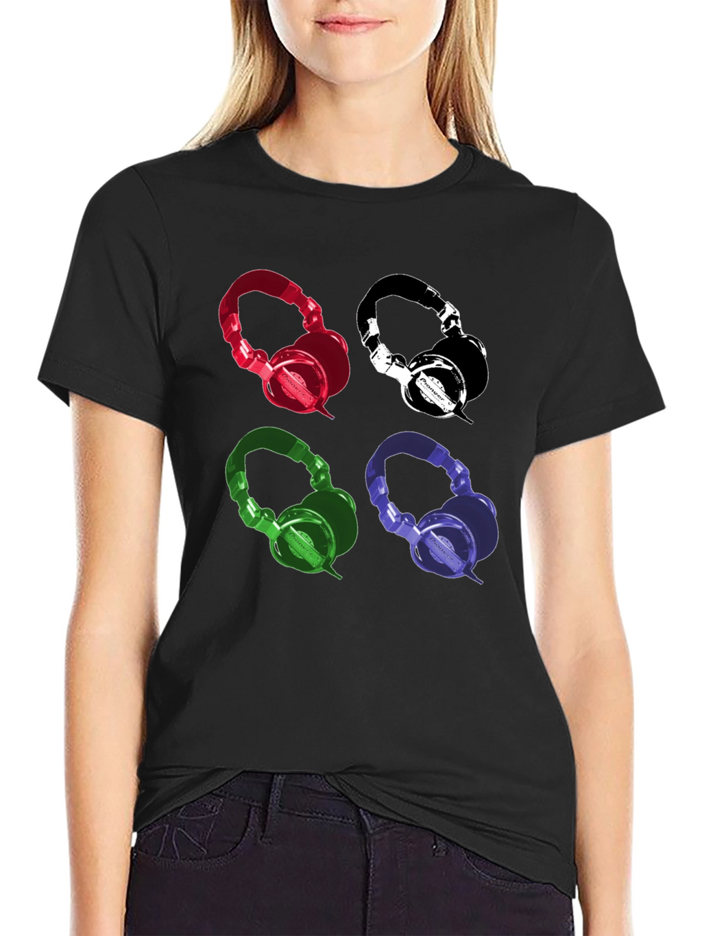 Retro Headphones Graphic Tee - Music Lover T-Shirt