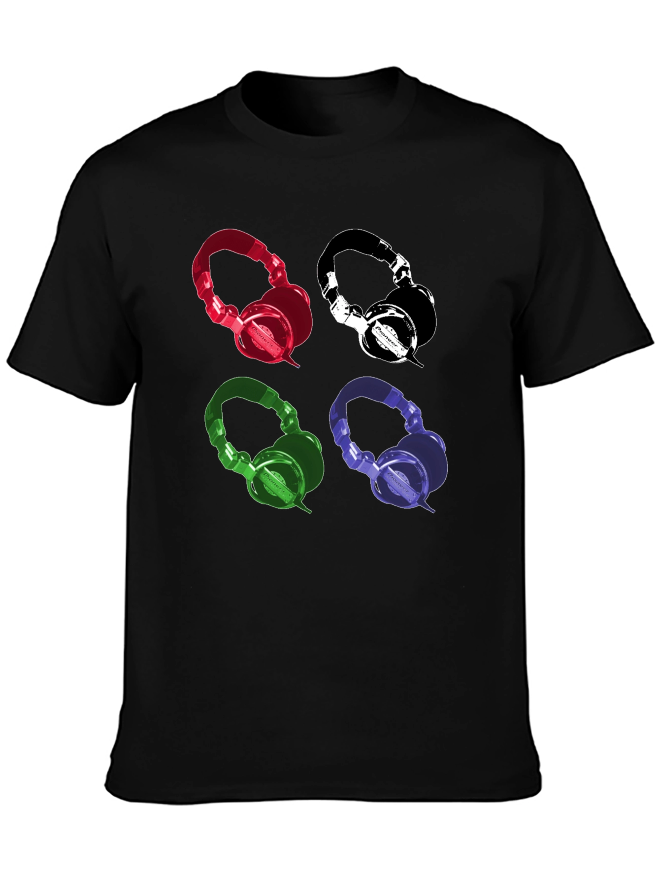 Retro Headphones Graphic Tee - Music Lover T-Shirt