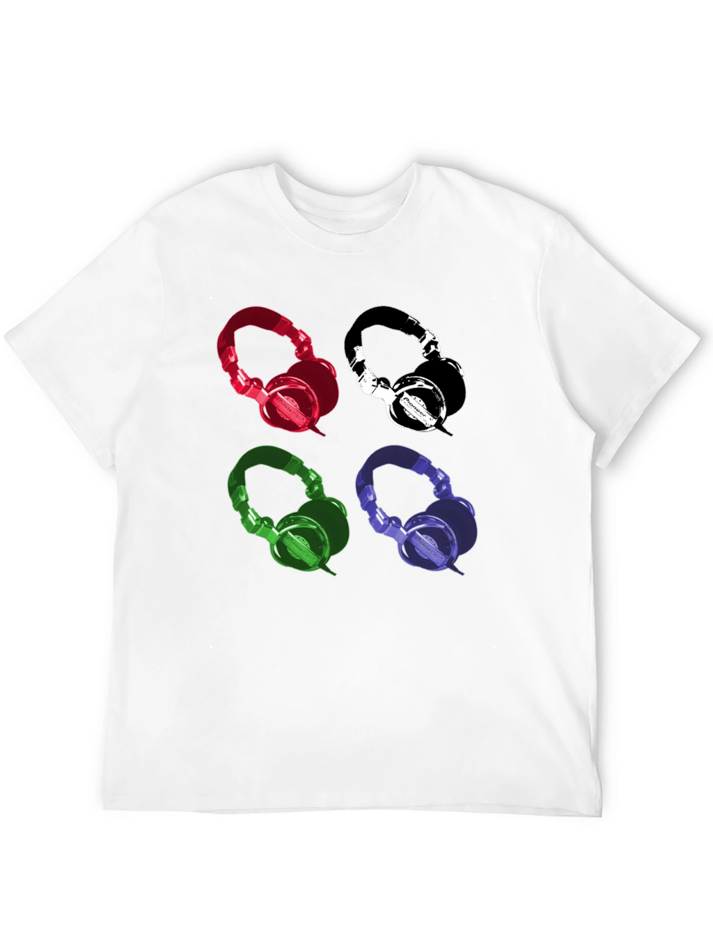 Retro Headphones Graphic Tee - Music Lover T-Shirt