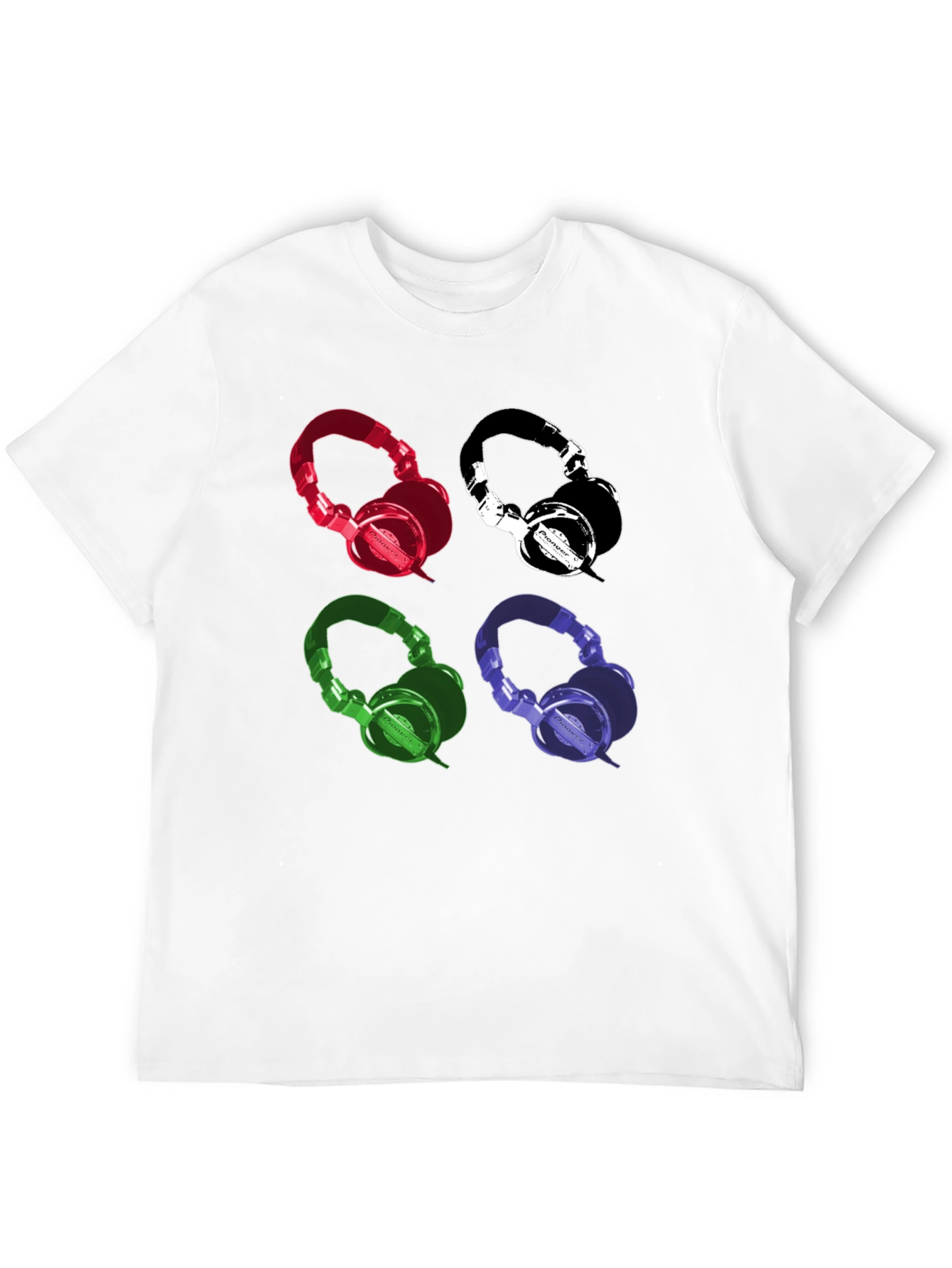 Retro Headphones Graphic Tee - Music Lover T-Shirt