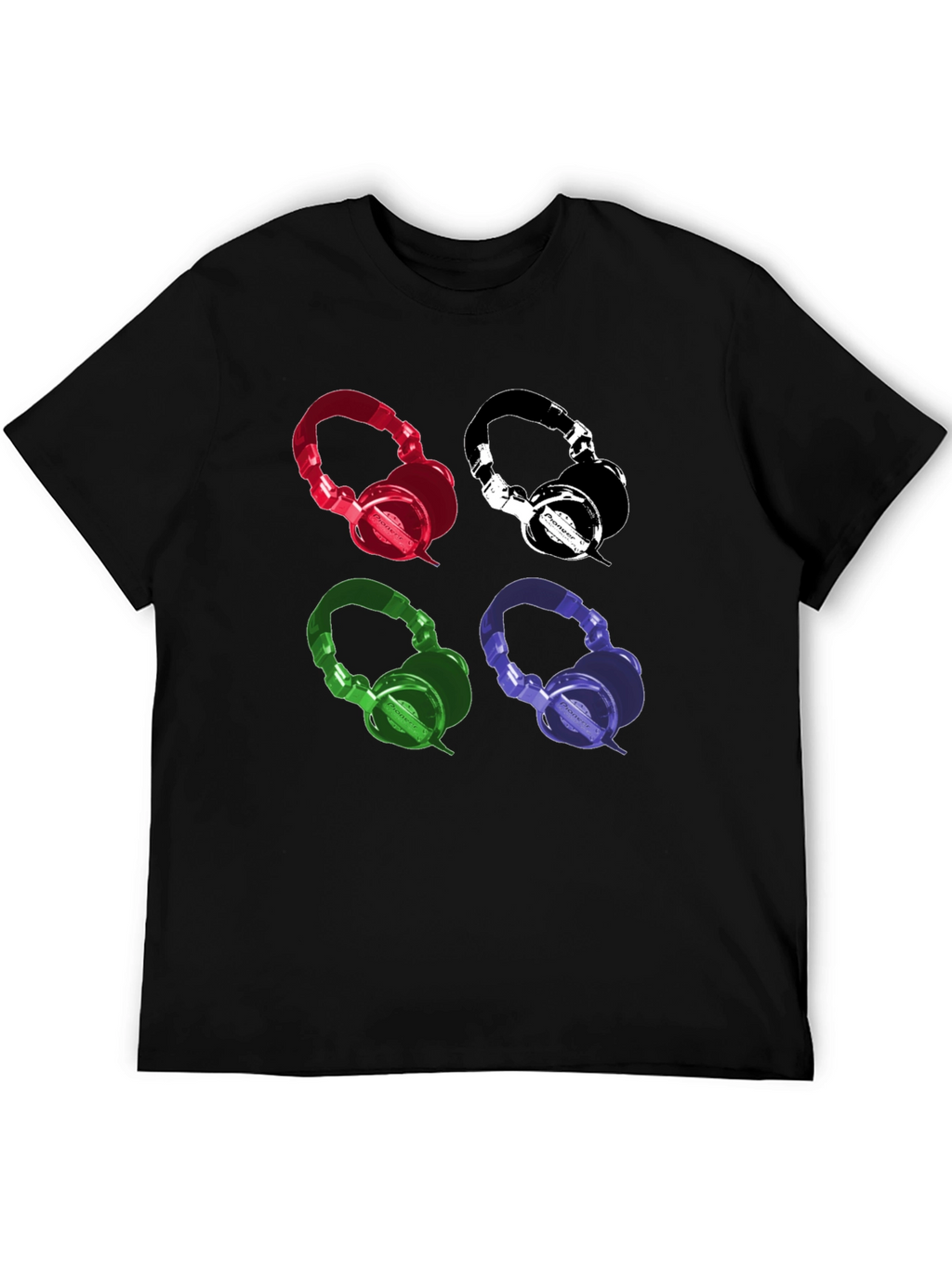 Retro Headphones Graphic Tee - Music Lover T-Shirt