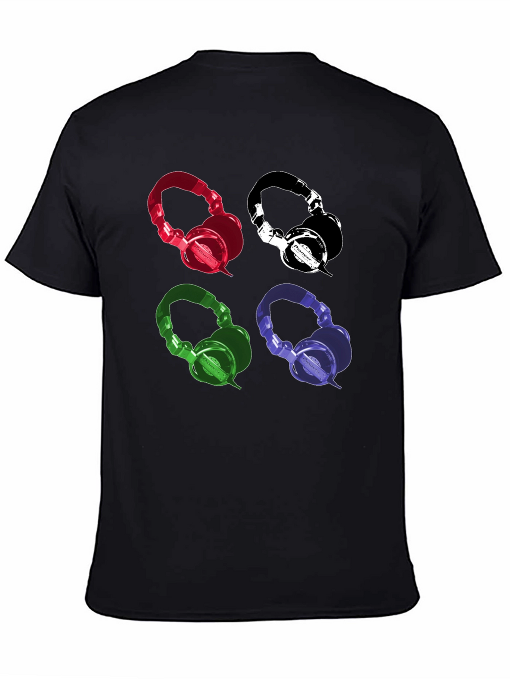 Retro Headphones Graphic Tee - Music Lover T-Shirt
